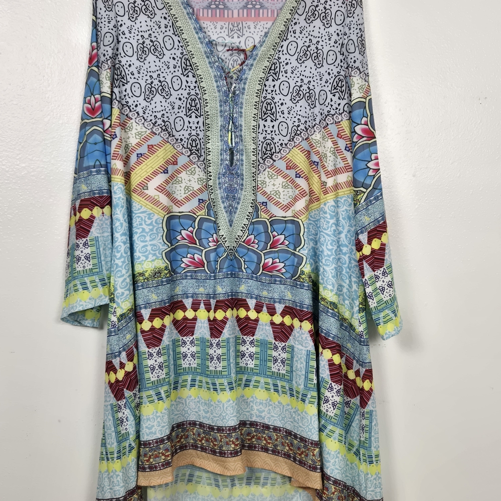 Multicolor Bohemian Tunic Top